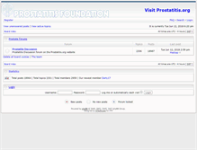 Tablet Screenshot of forum.prostatitis.org